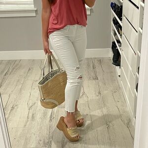 Abercrombie & Fitch Signature Collection White Jeans